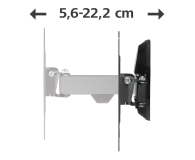 Hama Uchwyt LCD/LED VESA 200x200 fullmotion 1 ramię 48" - 1516965 - zdjęcie 4